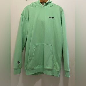 Team NINJA Merch Gamer Headphones green Hoodie Size Medium E Sports